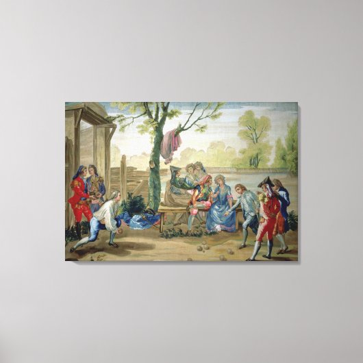 Toile La partie des Bowls (Recto)