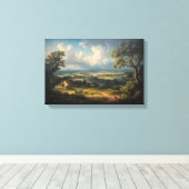 Toile La Pâturage de la Vallée Éternelle (Insitu (Plancher de Bois))