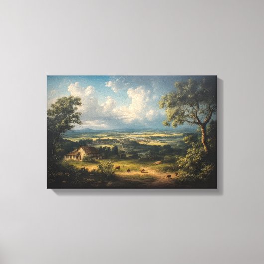 Toile La Pâturage de la Vallée Éternelle (Recto)