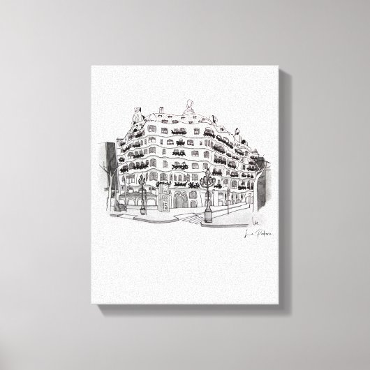 Toile La Pedrera - Casa Milá (Barcelona (Recto)