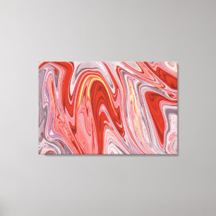 Toile La peinture Abstraite de lave Meilleur chef-d'oe