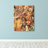 Toile La peinture Camo Camouflage Chasseur Personnaliser (Insitu (Plancher de Bois))