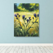 Toile La peinture de la palette de la nature (Insitu (Plancher de Bois))