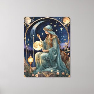 Toile la peinture de tarot hérite inspiré