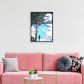 Toile La peinture du pêcheur par Alfred Fox (Insitu(Salon))