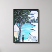 Toile La peinture du pêcheur par Alfred Fox (Recto)