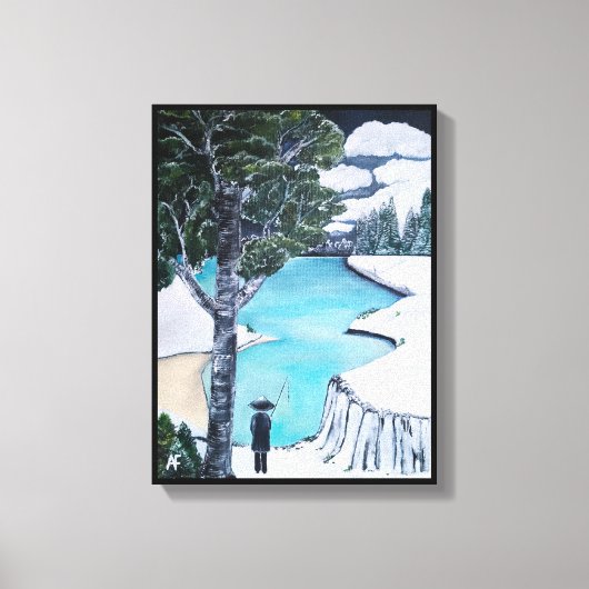 Toile La peinture du pêcheur par Alfred Fox (Recto)