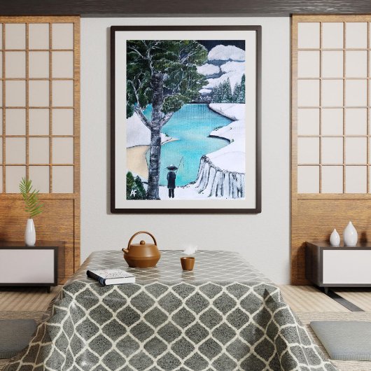 Toile La peinture du pêcheur par Alfred Fox