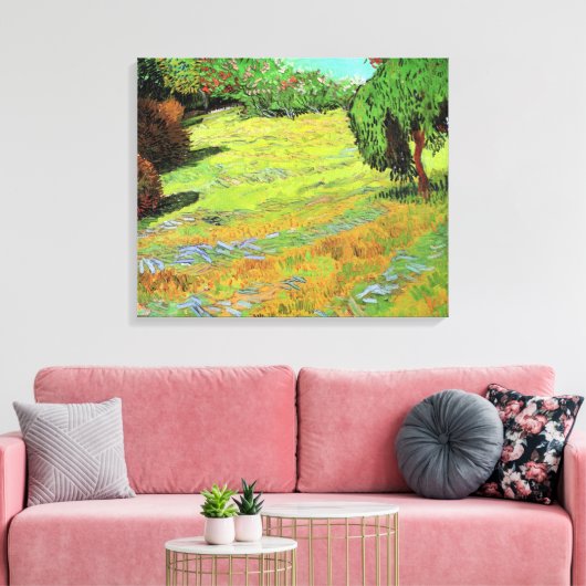 Toile La pelouse ensoleillée dans un parc public par Vin (Insitu(Salon))