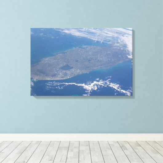 Toile La péninsule de Floride. (Insitu (Plancher de Bois))