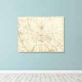 Toile La péninsule et le golfe de Floride (Insitu (Plancher de Bois))