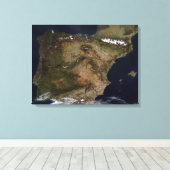Toile La péninsule ibérique (Insitu (Plancher de Bois))