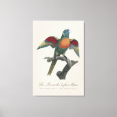 Toile La Perruche une face bleue (Recto)