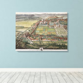 Toile La perspective de Nottingham de l'Est gravée (Insitu (Plancher de Bois))
