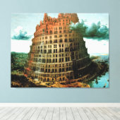 Toile La "petite" tour de Babel de Pieter Bruegel (Insitu (Plancher de Bois))