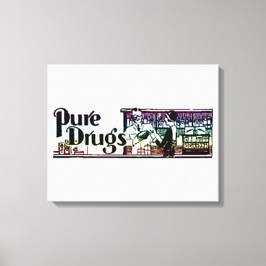 Toile La pharmacie des drogues pures 2 (Recto)