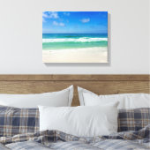 Toile La photographie de la plage m'emmène à la mer (Insitu(Chambre))