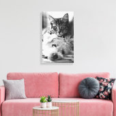 Toile La photographie du meilleur des amis (Insitu(Salon))