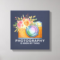 La photographie est Kinda My Thing Aquarelle Camer