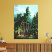 Toile La piscine by Hubert Robert (Insitu(Salon))