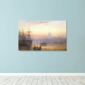Toile La piscine de Londres à Sundown, 1876 (Insitu (Plancher de Bois))