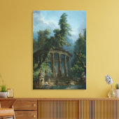 Toile La piscine - Hubert Robert (Insitu(Salon))