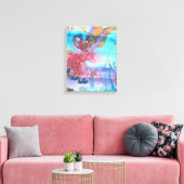 Toile La Piscine Rocheuse. (Insitu(Salon))