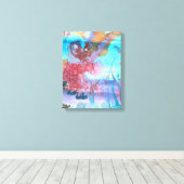 Toile La Piscine Rocheuse. (Insitu (Plancher de Bois))