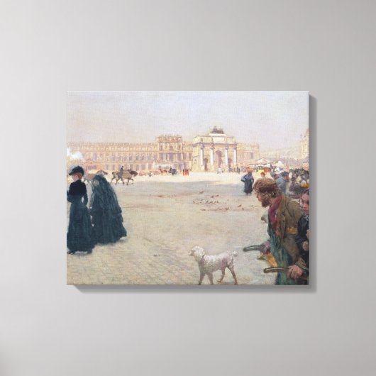 Toile La Place du Carrousel, Paris (Recto)