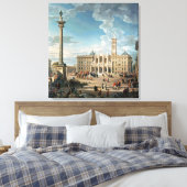 Toile La place Père Noël Maria Maggiore, 1752 (Insitu(Chambre))