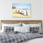 Toile La plage à Abene Sénégal 1997 (Insitu(Chambre))