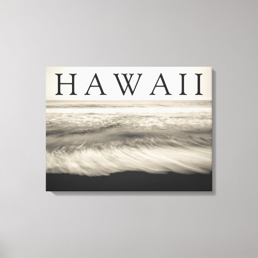 Toile La plage de Big Island Hawaï (Recto)