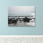 Toile La plage de Tide-Basse Topanga (Insitu (Plancher de Bois))