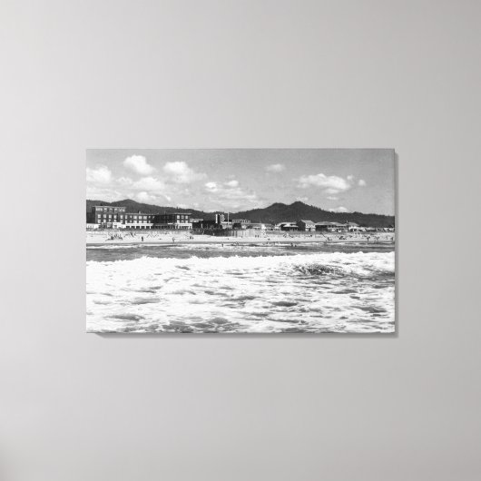 Toile La plage en bord de mer, Oregon Photo (Recto)