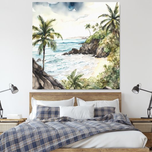 Toile La plage tropicale de Bali (Insitu(Chambre))