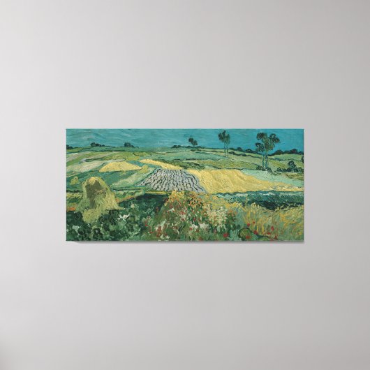 Toile La plaine d'Auvers - Vincent van Gogh (Recto)
