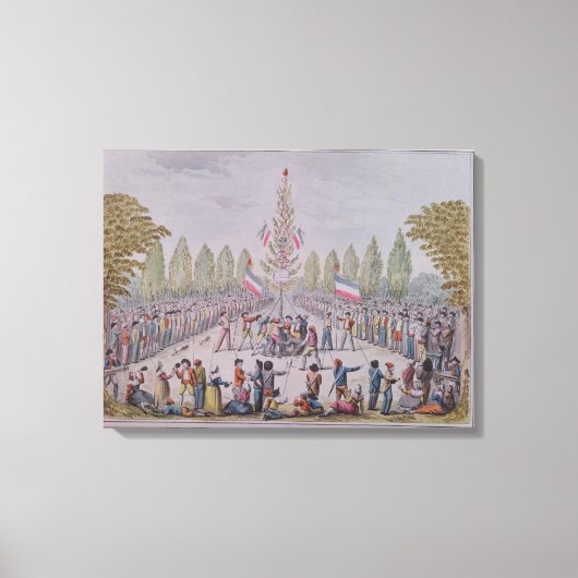 Toile La plantation d'un arbre généalogique (Recto)