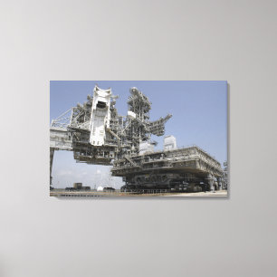 Toile La plate-forme mobile de lanceur est déplacée