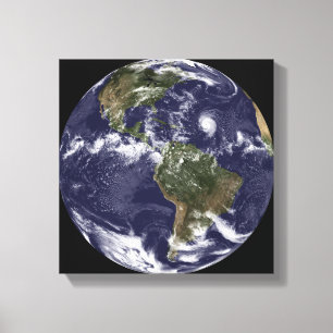 Toile La pleine terre montrant l'Amérique du Nord 2