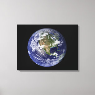 Toile La pleine terre montrant l'Amérique du Nord 3