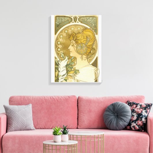 Toile La Plume d'Alphonse Mucha (Insitu(Salon))