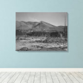 Toile La plus grande mine de plomb au monde - Kellogg (Insitu (Plancher de Bois))