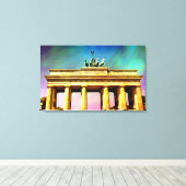 Toile La Porte de Berlin de Brandenberg (Insitu (Plancher de Bois))