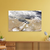 Toile La poussière souffle au large des côtes libyennes (Insitu(Salon))