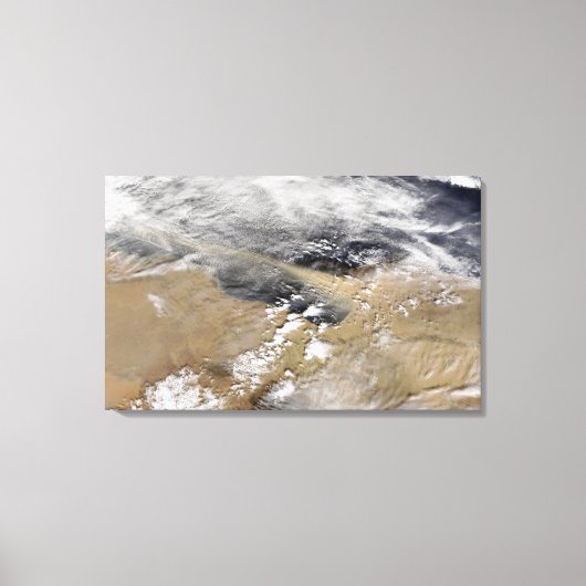 Toile La poussière souffle au large des côtes libyennes (Recto)