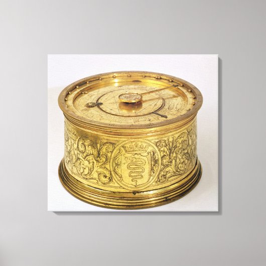 Toile La première horloge à ressort avec fusee, 1525 (Recto)