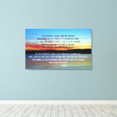 Toile La prière du Seigneur (Insitu (Plancher de Bois))