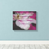 Toile La prière du Seigneur Notre Père Clematis (Insitu (Plancher de Bois))