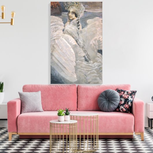 Toile La princesse cygne (par Mikhaïl Vrubel) (Insitu(Salon))