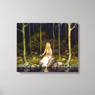 Toile La Princesse dans la forêt
